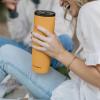 image:imageRetrospec Arroyo Stainless Steel Tumbler with Lid and Straw  Reusable Insulated Tumbler Cup  Iced Coffee Travel Mug  Double Walled Thermal TumblersMatte Honey
