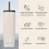 image:imageRetrospec Arroyo Stainless Steel Tumbler with Lid and Straw  Reusable Insulated Tumbler Cup  Iced Coffee Travel Mug  Double Walled Thermal TumblersMatte Abalone