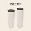 image:imageRetrospec Arroyo Stainless Steel Tumbler with Lid and Straw  Reusable Insulated Tumbler Cup  Iced Coffee Travel Mug  Double Walled Thermal TumblersMatte Abalone