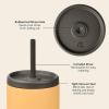 image:imageRetrospec Arroyo Tumbler Replacement Straw Lid for Arroyo Stainless Steel Tumbler Insulated Travel Mug BPA Free with All Day Insulation  Fits 24 30oz Tumbler Lid with Straw  BlackGray