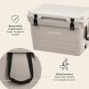 image:imageRetrospec Palisade Rotomolded 45 Qt Cooler  Fully Insulated Portable Ice Chest with Built in Bottle Opener TieDown Slots amp Dry Goods Basket  Large Beach Camping amp Travel Coolers  Dune