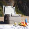 image:imageRetrospec Palisade Rotomolded 45 Qt Cooler  Fully Insulated Portable Ice Chest with Built in Bottle Opener TieDown Slots amp Dry Goods Basket  Large Beach Camping amp Travel Coolers  Dune