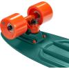 image:imageRetrospec Quip Mini Cruiser Skateboard 225 Classic Retro Plastic Cruiser Complete Skateboard with ABEC 7 Bearings and PU Wheels Compact Board wGrippy Molded Waffle DeckTropical Teal