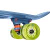 image:imageRetrospec Quip Mini Cruiser Skateboard 225 Classic Retro Plastic Cruiser Complete Skateboard with ABEC 7 Bearings and PU Wheels Compact Board wGrippy Molded Waffle DeckMarine Blue