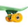 image:imageRetrospec Quip Mini Cruiser Skateboard 225 Classic Retro Plastic Cruiser Complete Skateboard with ABEC 7 Bearings and PU Wheels Compact Board wGrippy Molded Waffle DeckLark Green