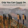 image:imageRetrospec Solstice Hiking Poles for Men amp Women  Adjustable and Collapsible Lightweight Walking amp Trekking Sticks  Aluminum wCork or Foam GripMatte Forest