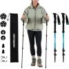 image:imageRetrospec Solstice Hiking Poles for Men amp Women  Adjustable and Collapsible Lightweight Walking amp Trekking Sticks  Aluminum wCork or Foam GripPolar Blue