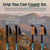 image:imageRetrospec Solstice Hiking Poles for Men amp Women  Adjustable and Collapsible Lightweight Walking amp Trekking Sticks  Aluminum wCork or Foam GripPolar Blue