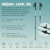 image:imageRetrospec Solstice Hiking Poles for Men amp Women  Adjustable and Collapsible Lightweight Walking amp Trekking Sticks  Aluminum wCork or Foam GripWinter Mint