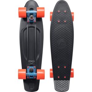 image:imageRetrospec Quip Mini Cruiser Skateboard 225 Classic Retro Plastic Cruiser Complete Skateboard with ABEC 7 Bearings and PU Wheels Compact Board wGrippy Molded Waffle DeckEl Diablo
