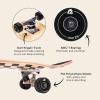 image:imageRetrospec Alameda Skateboard Complete  Canadian Maple Wood Deck w 55 Inch Aluminum Alloy Trucks for Commuting Cruising Carving amp Downhill RidingBlack Checker
