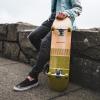 image:imageRetrospec Alameda Skateboard Complete  Canadian Maple Wood Deck w 55 Inch Aluminum Alloy Trucks for Commuting Cruising Carving amp Downhill RidingMarine Isometric