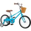 image:imageRetrospec Beaumont Mini 16in Kids Bike with Training Wheels amp Basket  Beginner Bicycle for 46 Year Olds LowProfile Frame VBrakes amp Safety BellCosmic Blue