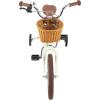 image:imageRetrospec Beaumont Mini 16in Kids Bike with Training Wheels amp Basket  Beginner Bicycle for 46 Year Olds LowProfile Frame VBrakes amp Safety BellEggshell