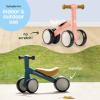 image:imageRetrospec Cricket 2 Baby Walker Balance Bike with 4 Wheels  Safe Learning Toy for Ages 1224 Months  ScratchResistant Indoor Outdoor Toddler Riding Toy with Steering Limit amp Soft GripsBaby Pink
