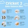 image:imageRetrospec Cricket 2 Baby Walker Balance Bike with 4 Wheels  Safe Learning Toy for Ages 1224 Months  ScratchResistant Indoor Outdoor Toddler Riding Toy with Steering Limit amp Soft GripsBaby Blue