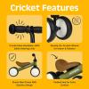 image:imageRetrospec Cricket Baby Balance Bike 4Wheel RideOn Toy for Ages 1224 Months  First Bike amp Toddler Bike for 1 Year Old Boys amp Girls First Birthday GiftOlive Drab
