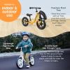 image:imageRetrospec Cub Toddler Balance Bike for Ages 18 Months  3 Years  12in NoPedal Beginner Bicycle with Adjustable Seat PunctureProof Tires amp Safe Low Frame DesignSaffron