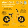 image:imageRetrospec Cub Toddler Balance Bike for Ages 18 Months  3 Years  12in NoPedal Beginner Bicycle with Adjustable Seat PunctureProof Tires amp Safe Low Frame DesignSaffron