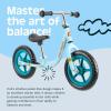 image:imageRetrospec Cub Toddler Balance Bike for Ages 18 Months  3 Years  12in NoPedal Beginner Bicycle with Adjustable Seat PunctureProof Tires amp Safe Low Frame DesignPowder Blue