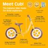 image:imageRetrospec Cub Toddler Balance Bike for Ages 18 Months  3 Years  12in NoPedal Beginner Bicycle with Adjustable Seat PunctureProof Tires amp Safe Low Frame DesignSunflower