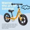 image:imageRetrospec Cub Toddler Balance Bike for Ages 18 Months  3 Years  12in NoPedal Beginner Bicycle with Adjustable Seat PunctureProof Tires amp Safe Low Frame DesignSaffron