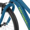 image:imageRetrospec Dart 20 amp 24 Inch Kids Bike  7Speed Hybrid Bicycle for Ages 611 with 29in AllSeason Tires amp Shock Absorption  Adjustable Height Youth Bike with VBrakes amp Smooth Gear ShiftingBlue Tang
