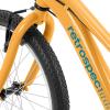 image:imageRetrospec Dart 20 amp 24 Inch Kids Bike  7Speed Hybrid Bicycle for Ages 611 with 29in AllSeason Tires amp Shock Absorption  Adjustable Height Youth Bike with VBrakes amp Smooth Gear ShiftingSaffron
