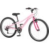 image:imageRetrospec Dart 20 amp 24 Inch Kids Bike  7Speed Hybrid Bicycle for Ages 611 with 29in AllSeason Tires amp Shock Absorption  Adjustable Height Youth Bike with VBrakes amp Smooth Gear ShiftingWild Berry