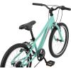 image:imageRetrospec Dart 20 amp 24 Inch Kids Bike  7Speed Hybrid Bicycle for Ages 611 with 29in AllSeason Tires amp Shock Absorption  Adjustable Height Youth Bike with VBrakes amp Smooth Gear ShiftingSeafoam