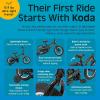 image:imageRetrospec Koda Plus Kids Bike for Boys amp Girls Ages 23 Years  12 Childrens Bicycle Adjustable Seat amp Handlebars Removable Training Wheels Front Hand Brakes Rear Coaster Brake amp Safety BellBlack Neon