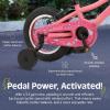 image:imageRetrospec Koda Plus Kids Bike for Boys amp Girls Ages 23 Years  12 Childrens Bicycle Adjustable Seat amp Handlebars Removable Training Wheels Front Hand Brakes Rear Coaster Brake amp Safety BellCotton Candy