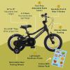 image:imageRetrospec Koda Plus Kids Bike for Boys amp Girls Ages 23 Years  12 Childrens Bicycle Adjustable Seat amp Handlebars Removable Training Wheels Front Hand Brakes Rear Coaster Brake amp Safety BellMatte Black