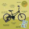 image:imageRetrospec Koda Plus Kids Bike for Boys amp Girls Ages 46 Years  16 Childrens Bicycle Adjustable Seat amp HandlebarsBlack Neon