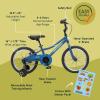image:imageRetrospec Koda Plus Kids Bike for Boys amp Girls Ages 46 Years  16 Childrens Bicycle Adjustable Seat amp HandlebarsBlue Bolt