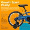 image:imageRetrospec Koda Plus Kids Bike for Boys amp Girls Ages 46 Years  16 Childrens Bicycle Adjustable Seat amp HandlebarsBlue Bolt