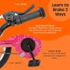 image:imageRetrospec Koda Plus Kids Bike for Boys amp Girls Ages 46 Years  16 Childrens Bicycle Adjustable Seat amp HandlebarsCotton Candy