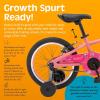 image:imageRetrospec Koda Plus Kids Bike for Boys amp Girls Ages 46 Years  16 Childrens Bicycle Adjustable Seat amp HandlebarsCotton Candy