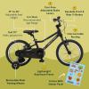 image:imageRetrospec Koda Plus Kids Bike for Boys amp Girls Ages 46 Years  16 Childrens Bicycle Adjustable Seat amp HandlebarsMatte Black