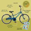image:imageRetrospec Koda Plus Kids Bike for Boys amp Girls Ages 68 Years  20 Childrens Bicycle Adjustable Seat amp HandlebarsBlue Bolt