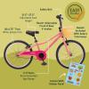 image:imageRetrospec Koda Plus Kids Bike for Boys amp Girls Ages 68 Years  20 Childrens Bicycle Adjustable Seat amp HandlebarsCotton Candy