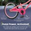image:imageRetrospec Koda Plus Kids Bike for Boys amp Girls Ages 68 Years  20 Childrens Bicycle Adjustable Seat amp HandlebarsCotton Candy