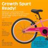 image:imageRetrospec Koda Plus Kids Bike for Boys amp Girls Ages 68 Years  20 Childrens Bicycle Adjustable Seat amp HandlebarsCotton Candy