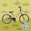 image:imageRetrospec Koda Plus Kids Bike for Boys amp Girls Ages 68 Years  20 Childrens Bicycle Adjustable Seat amp HandlebarsIguana