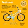 image:imageRetrospec Koda Plus Kids Bike for Boys amp Girls Ages 68 Years  20 Childrens Bicycle Adjustable Seat amp HandlebarsStarfish