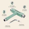 image:imageRetrospec Upkeep AllinOne MultiFunction Portable Skate Tool with 2in1 Allen Wrench amp Phillips Head Screwdriver for Adjusting and Tightening SkateboardLongboard Wheels Trucks and KingpinsMatcha