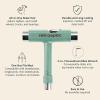 image:imageRetrospec Upkeep AllinOne MultiFunction Portable Skate Tool with 2in1 Allen Wrench amp Phillips Head Screwdriver for Adjusting and Tightening SkateboardLongboard Wheels Trucks and KingpinsMatcha