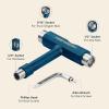 image:imageRetrospec Upkeep AllinOne MultiFunction Portable Skate Tool with 2in1 Allen Wrench amp Phillips Head Screwdriver for Adjusting and Tightening SkateboardLongboard Wheels Trucks and KingpinsNavy