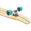 image:imageRetrospec Zed Pintail amp Cruiser Longboard Adult Skateboard  44in Bamboo amp Canadian Maple Deck with ABEC7 Bearings 70mm PU Wheels for Commuting amp CarvingAqua Pipeline