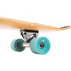 image:imageRetrospec Zed Pintail amp Cruiser Longboard Adult Skateboard  44in Bamboo amp Canadian Maple Deck with ABEC7 Bearings 70mm PU Wheels for Commuting amp CarvingAqua Pipeline